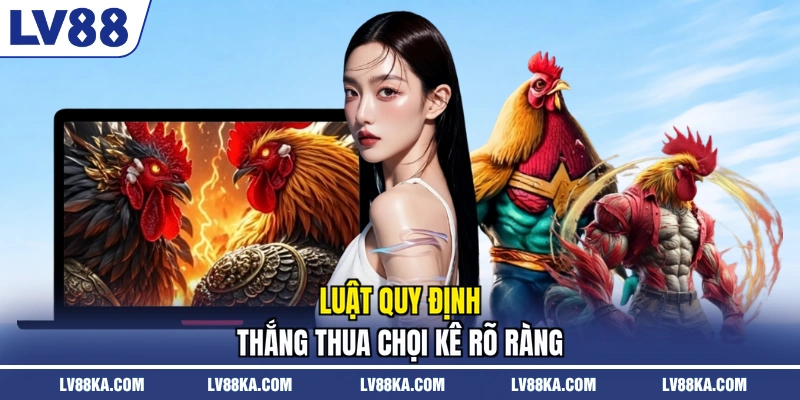 Đá Gà Tre - Theo Dõi Màn Đấu Kịch Tính 2026 Tại LV88 3 Luật quy định thắng thua chọi kê rõ ràng
