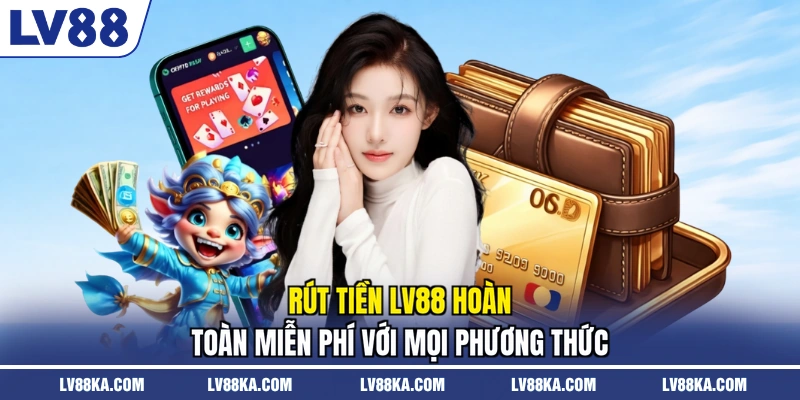 Rút tiền LV88 hoàn toàn miễn phí với mọi phương thức